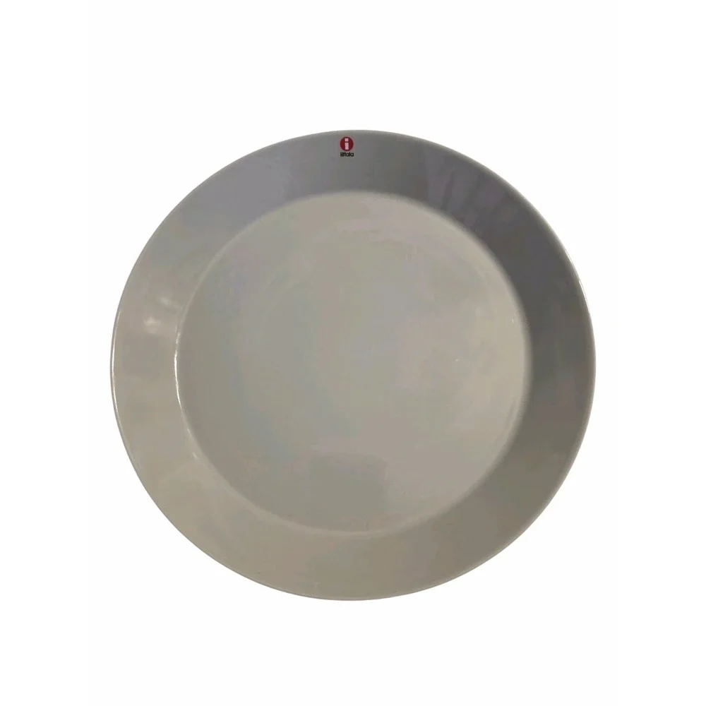 Iittala‎ Teema Plate 26cm Pair Set Pearl Grey NEW